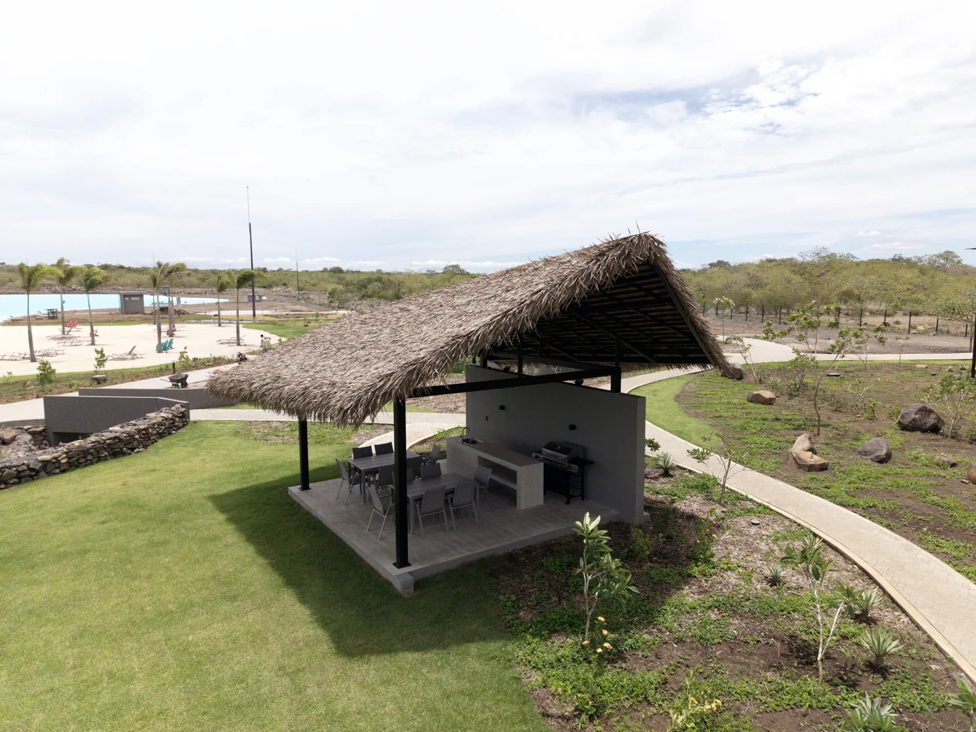Grill and bar palapa